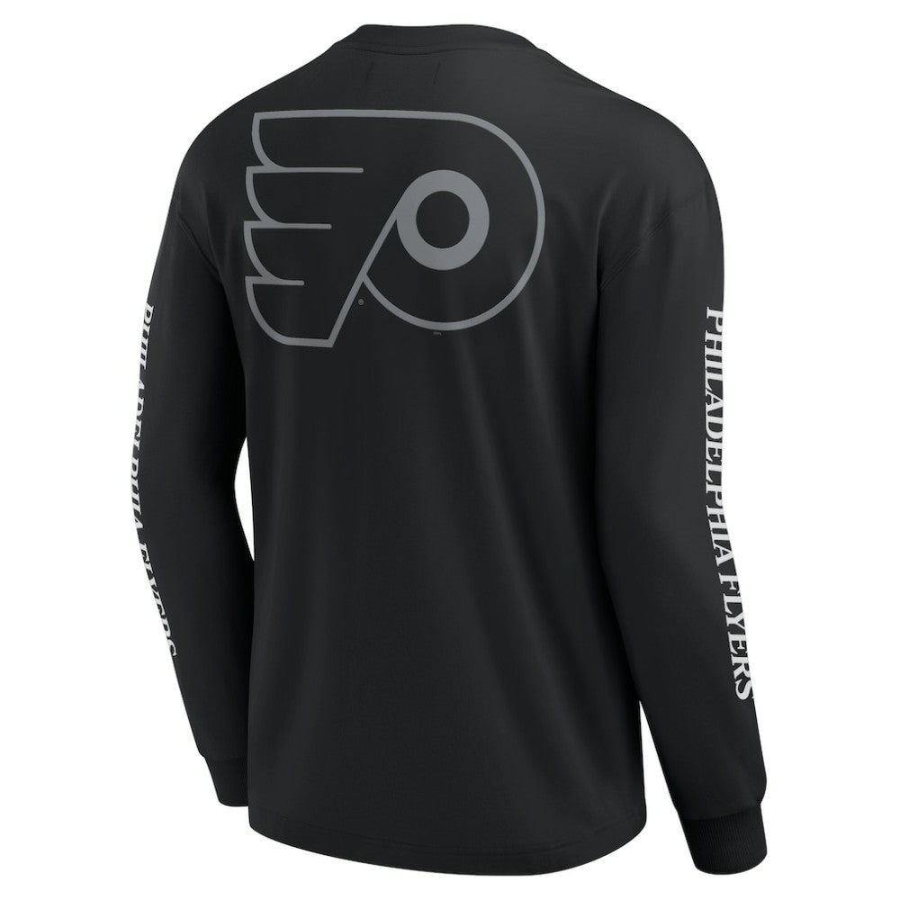 Philadelphia Flyers Fanatics Elements Strive Long Sleeve T-Shirt - Black - NHL