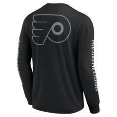 Philadelphia Flyers Fanatics Elements Strive Long Sleeve T-Shirt - Black - NHL