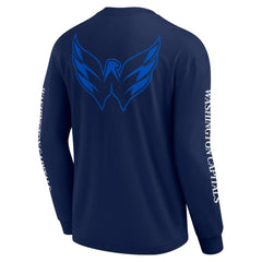 Washington Capitals Fanatics Elements Strive Long Sleeve T-Shirt - Navy - NHL