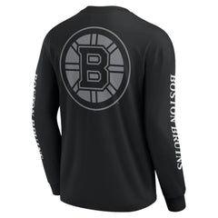 Boston Bruins Fanatics Elements Strive Long Sleeve T-Shirt - Black - NHL