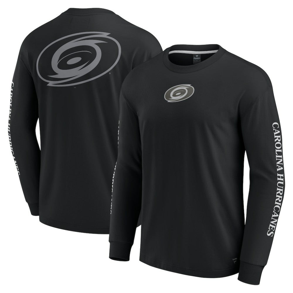 Carolina Hurricanes Fanatics Elements Strive Long Sleeve T-Shirt - Black - NHL