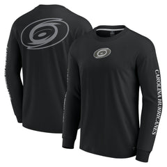Carolina Hurricanes Fanatics Elements Strive Long Sleeve T-Shirt - Black - NHL