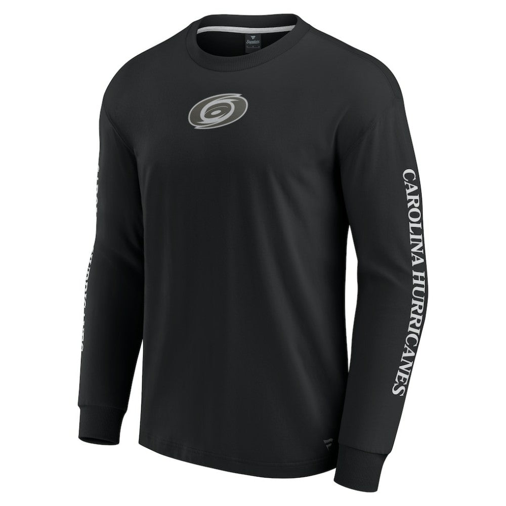 Carolina Hurricanes Fanatics Elements Strive Long Sleeve T-Shirt - Black - NHL