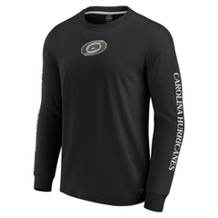 Carolina Hurricanes Fanatics Elements Strive Long Sleeve T-Shirt - Black - NHL