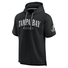 Tampa Bay Lightning Fanatics Elements Ready Short Sleeve Pullover Hoodie - Black - NHL