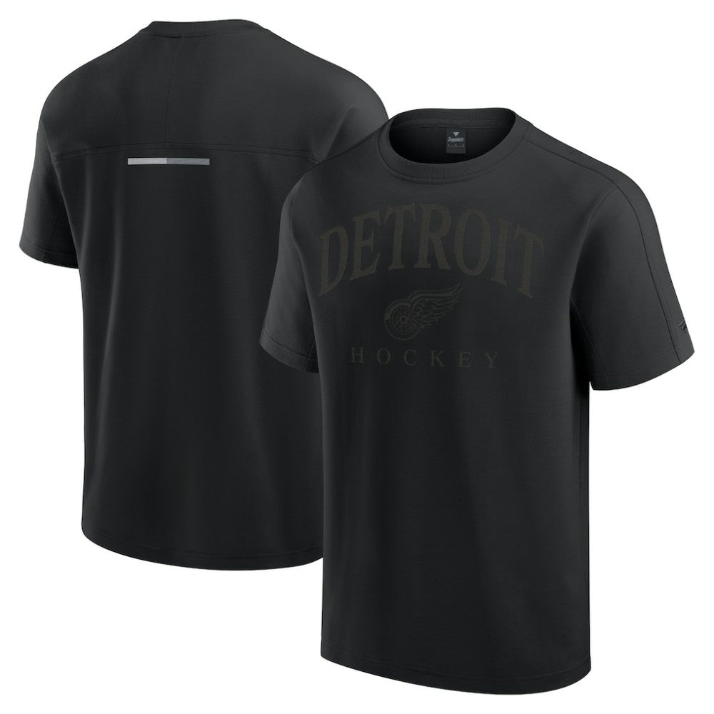 Detroit Red Wings Fanatics Elements Flex Tri-Blend T-Shirt - Black - NHL