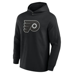 Philadelphia Flyers Fanatics Elements Blaze Tri-Blend Long Sleeve Hoodie T-Shirt - Black - NHL