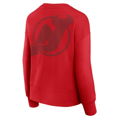 New Jersey Devils Fanatics Women's Elements Flow Pullover Sweatshirt - Red - NHL