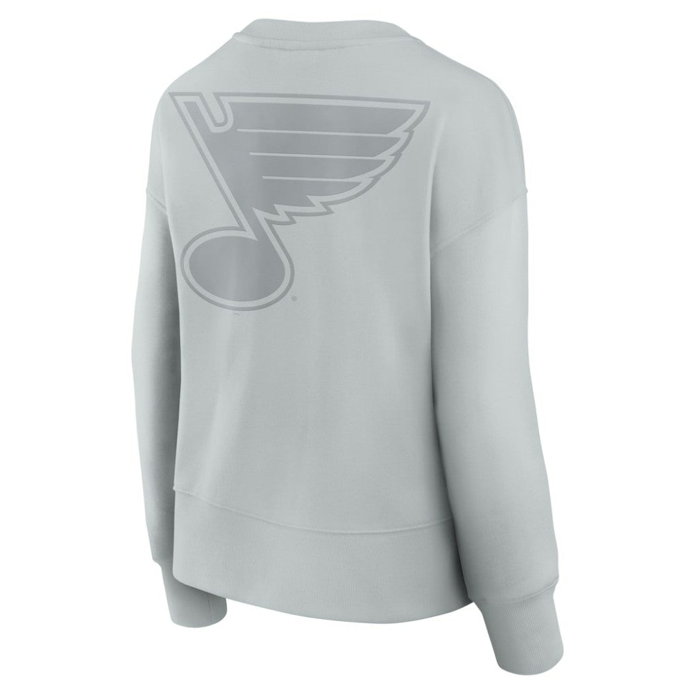 St. Louis Blues Fanatics Women's Elements Flow Pullover Sweatshirt - Gray - NHL