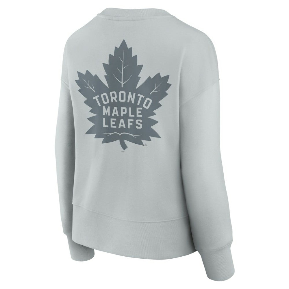 Toronto Maple Leafs Fanatics Women's Elements Flow Pullover Sweatshirt - Gray - NHL