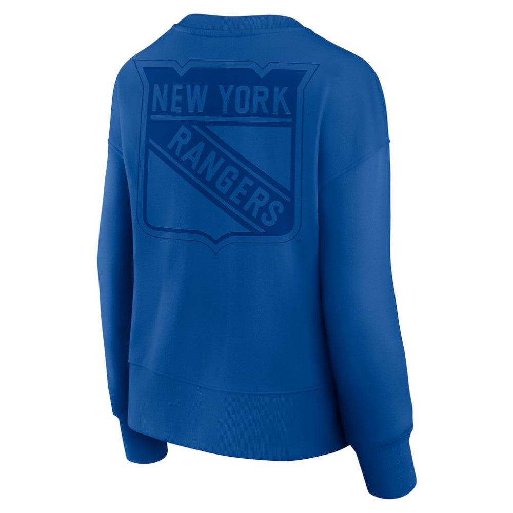 New York Rangers Fanatics Women's Elements Flow Pullover Sweatshirt - Royal - NHL