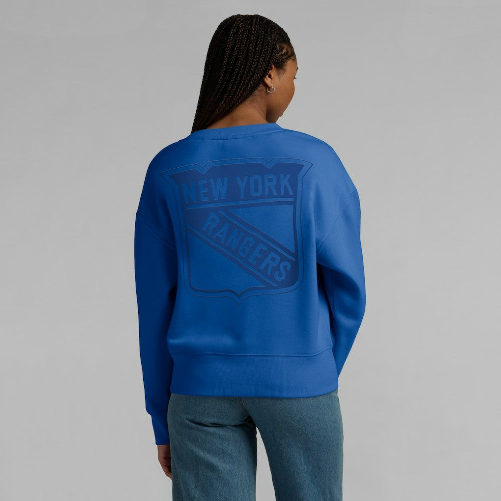 New York Rangers Fanatics Women's Elements Flow Pullover Sweatshirt - Royal - NHL