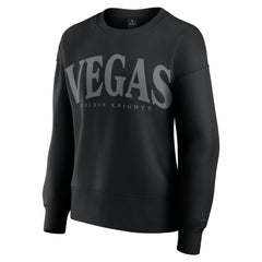 Vegas Golden Knights Fanatics Women's Elements Flow Pullover Sweatshirt - Black - NHL