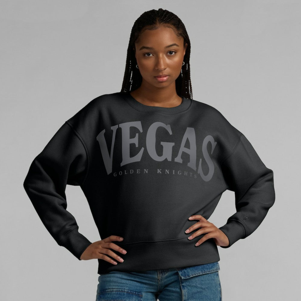 Vegas Golden Knights Fanatics Women's Elements Flow Pullover Sweatshirt - Black - NHL