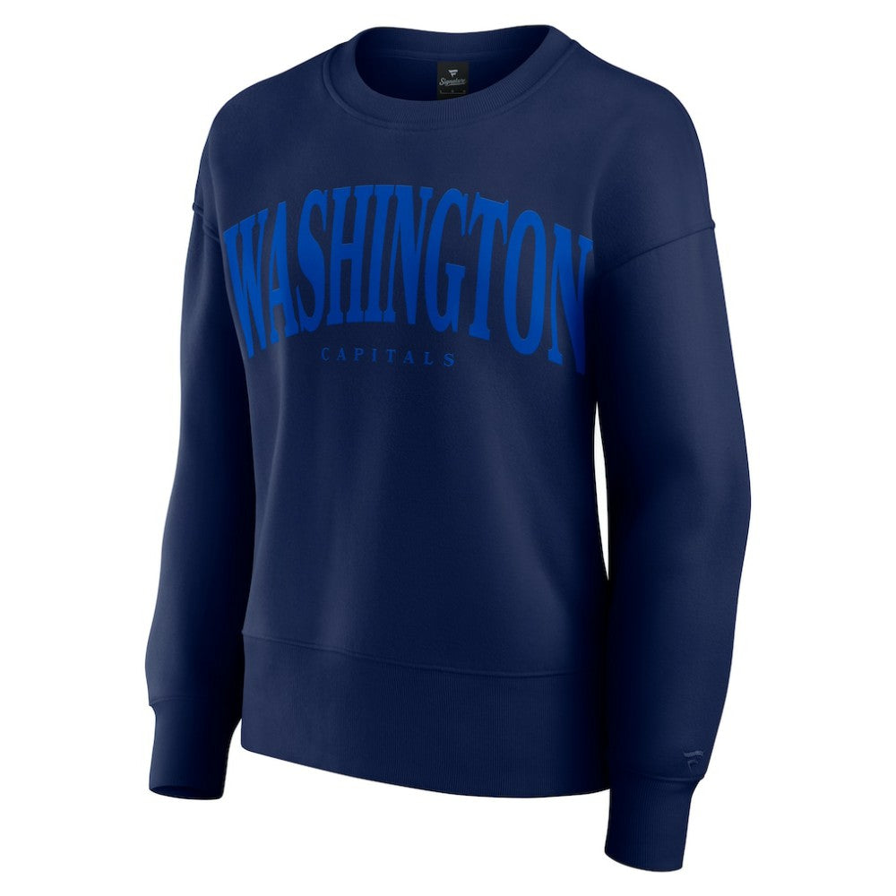 Washington Capitals Fanatics Women's Elements Flow Pullover Sweatshirt - Navy - NHL