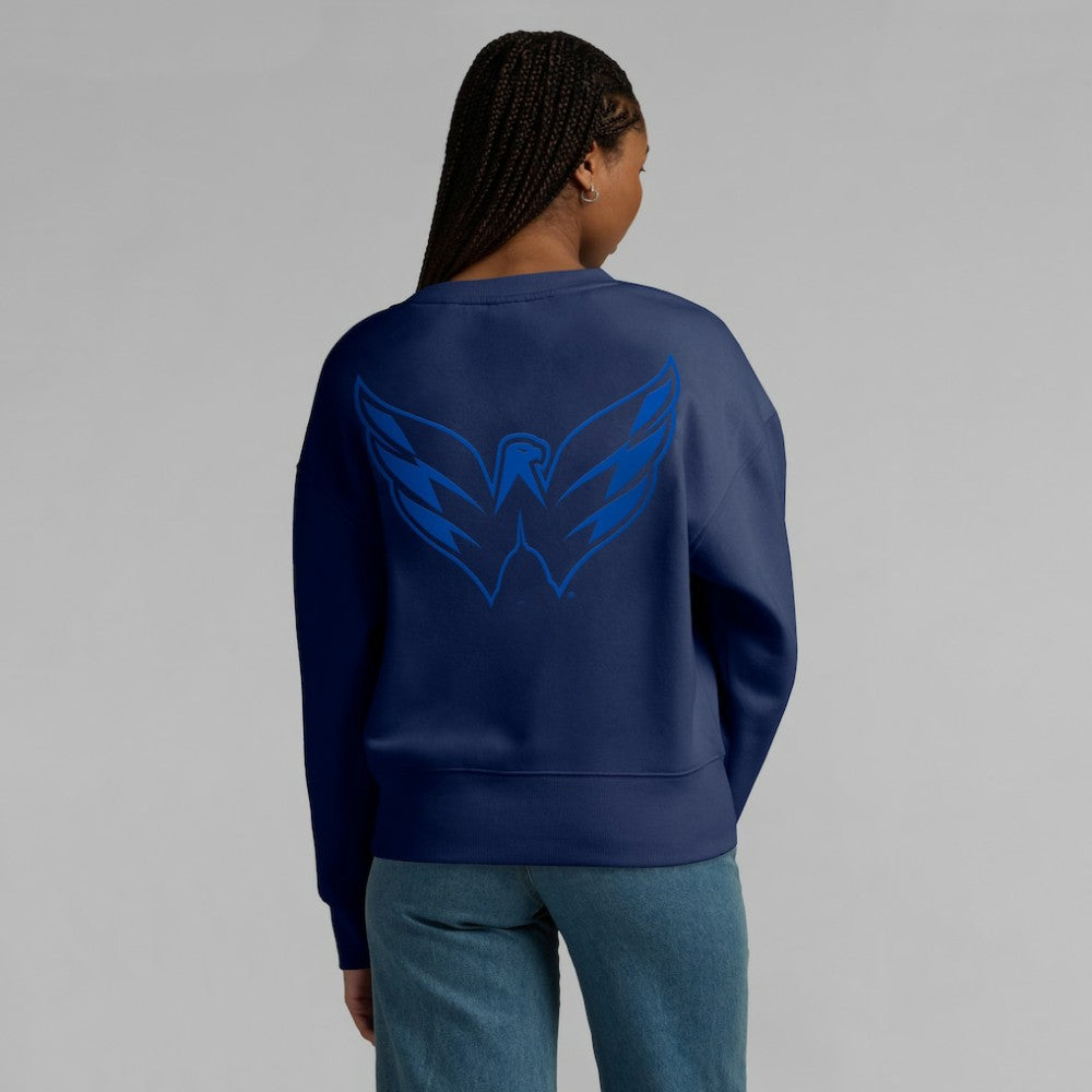 Washington Capitals Fanatics Women's Elements Flow Pullover Sweatshirt - Navy - NHL