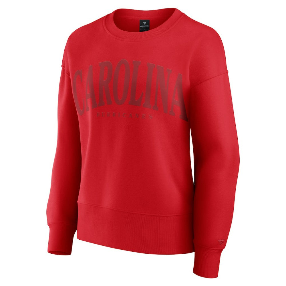 Carolina Hurricanes Fanatics Women's Elements Flow Pullover Sweatshirt - Red - NHL