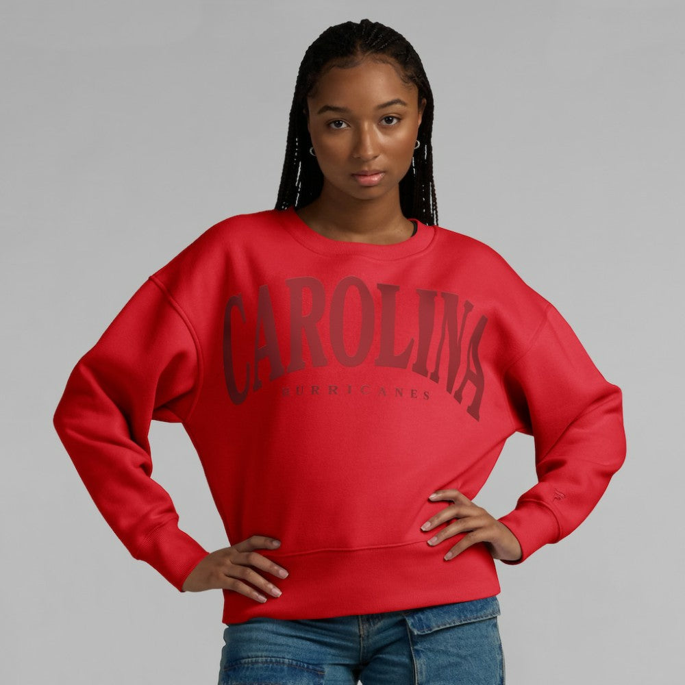 Carolina Hurricanes Fanatics Women's Elements Flow Pullover Sweatshirt - Red - NHL