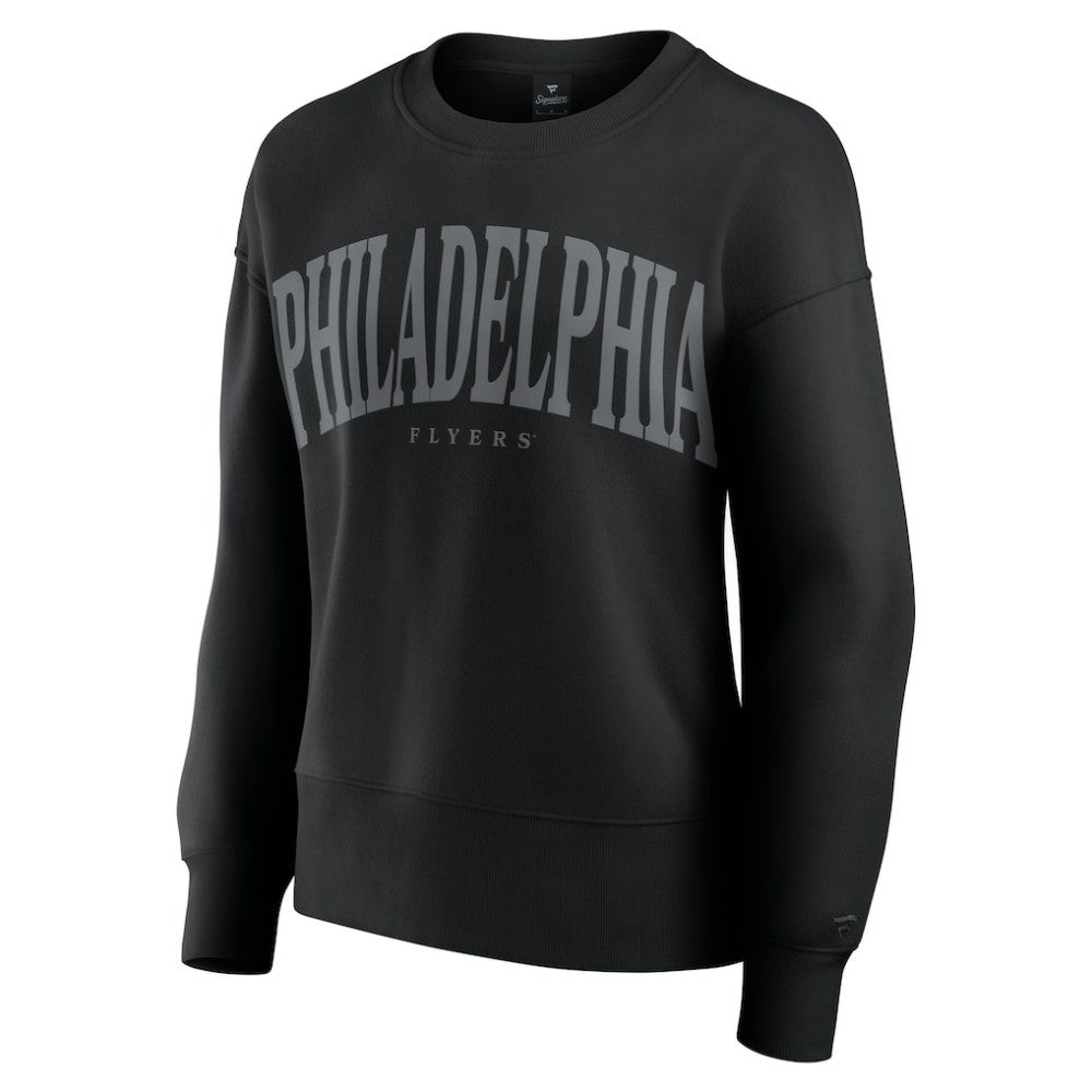 Philadelphia Flyers Fanatics Women's Elements Flow Pullover Sweatshirt - Black - NHL