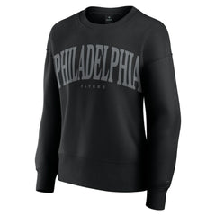 Philadelphia Flyers Fanatics Women's Elements Flow Pullover Sweatshirt - Black - NHL