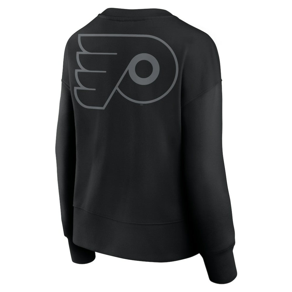 Philadelphia Flyers Fanatics Women's Elements Flow Pullover Sweatshirt - Black - NHL
