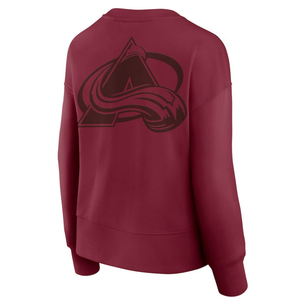Colorado Avalanche Fanatics Women's Elements Flow Pullover Sweatshirt - Burgundy - NHL