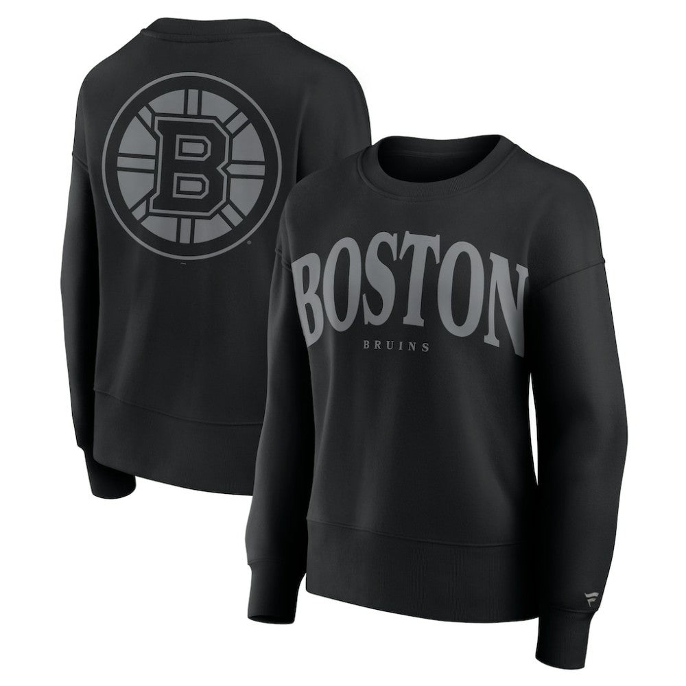 Boston Bruins Fanatics Women's Elements Flow Pullover Sweatshirt - Black - NHL