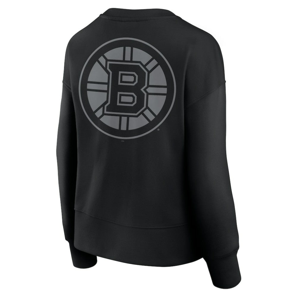 Boston Bruins Fanatics Women's Elements Flow Pullover Sweatshirt - Black - NHL