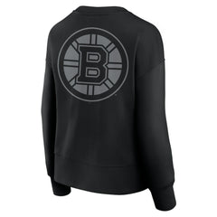 Boston Bruins Fanatics Women's Elements Flow Pullover Sweatshirt - Black - NHL