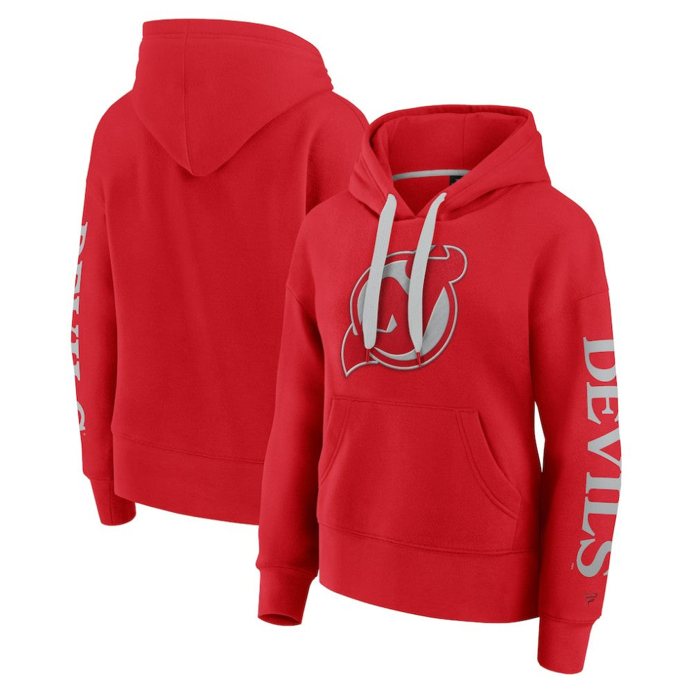 New Jersey Devils Fanatics Women's Elements Next Pullover Hoodie - Red - NHL