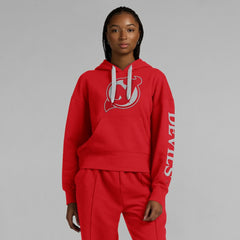 New Jersey Devils Fanatics Women's Elements Next Pullover Hoodie - Red - NHL