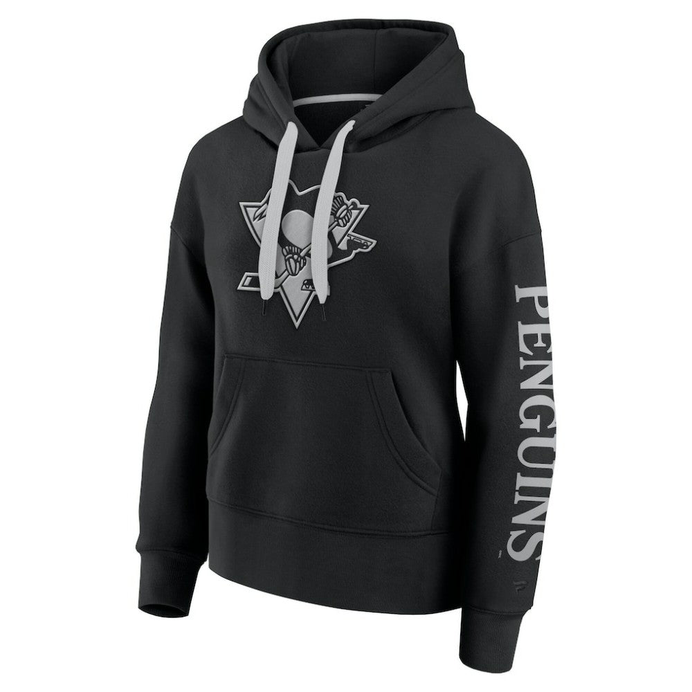 Pittsburgh Penguins Fanatics Women's Elements Next Pullover Hoodie - Black - NHL