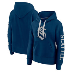 Seattle Kraken Fanatics Women's Elements Next Pullover Hoodie - Deep Sea Blue - NHL