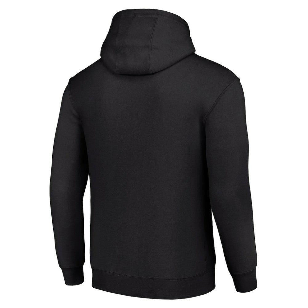 Anaheim Ducks Starter Color Scratch Fleece Pullover Hoodie - Black - NHL
