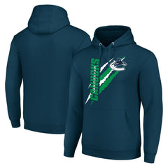 Vancouver Canucks Starter Color Scratch Fleece Pullover Hoodie - Blue - NHL