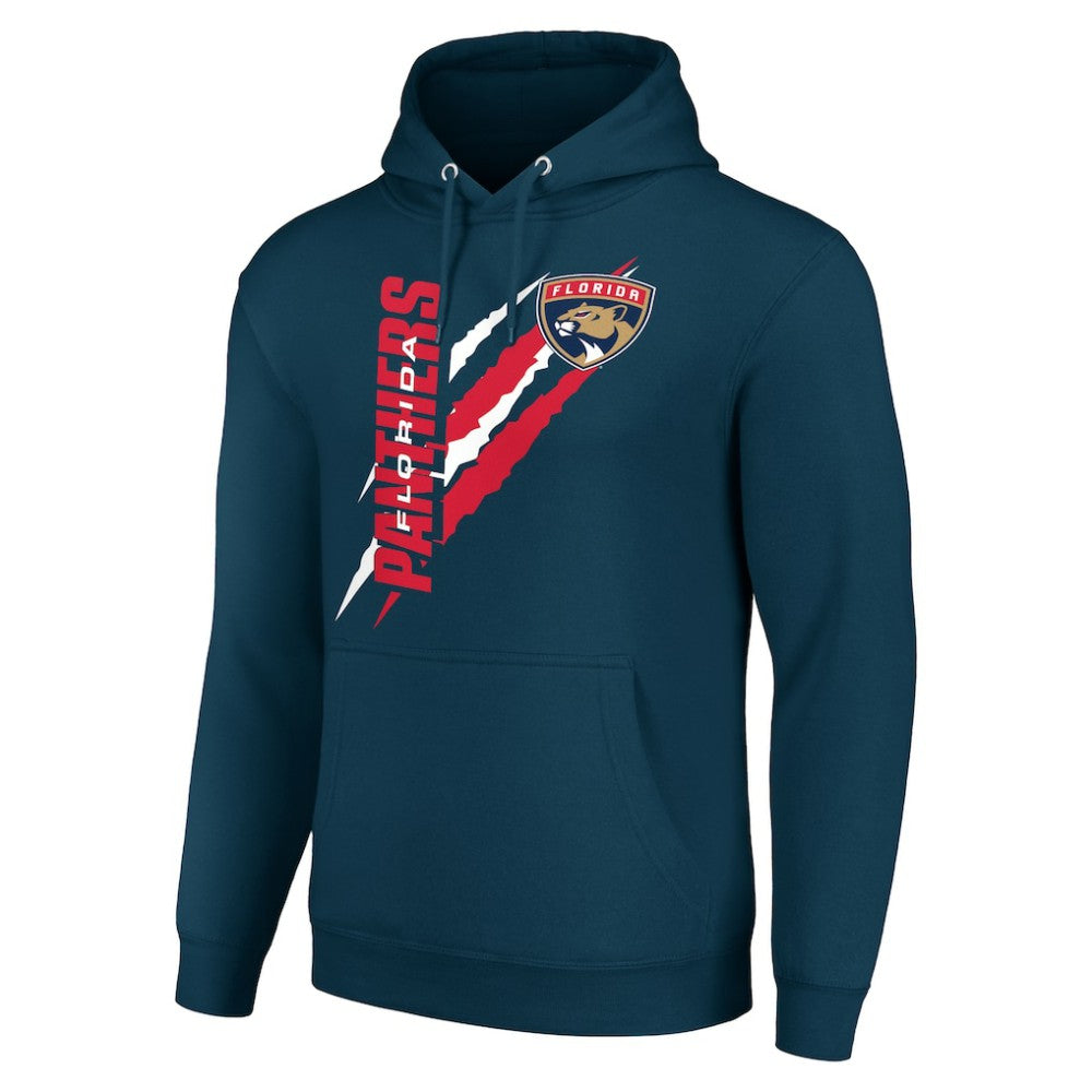 Florida Panthers Starter Color Scratch Fleece Pullover Hoodie - Blue - NHL