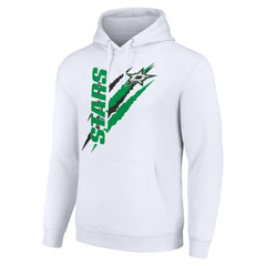 Dallas Stars Starter Color Scratch Fleece Pullover Hoodie - White - NHL
