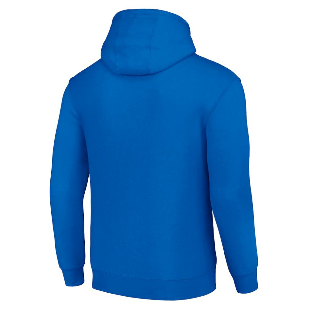 Edmonton Oilers Starter Color Scratch Fleece Pullover Hoodie - Royal - NHL