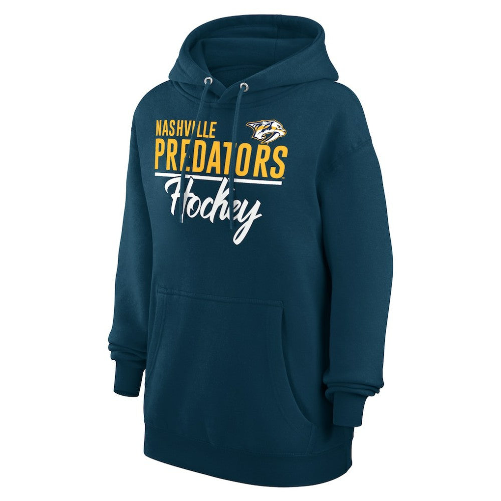 Nashville Predators G-III 4Her by Carl Banks Women's Team Fleece Pullover Hoodie - Navy - NHL