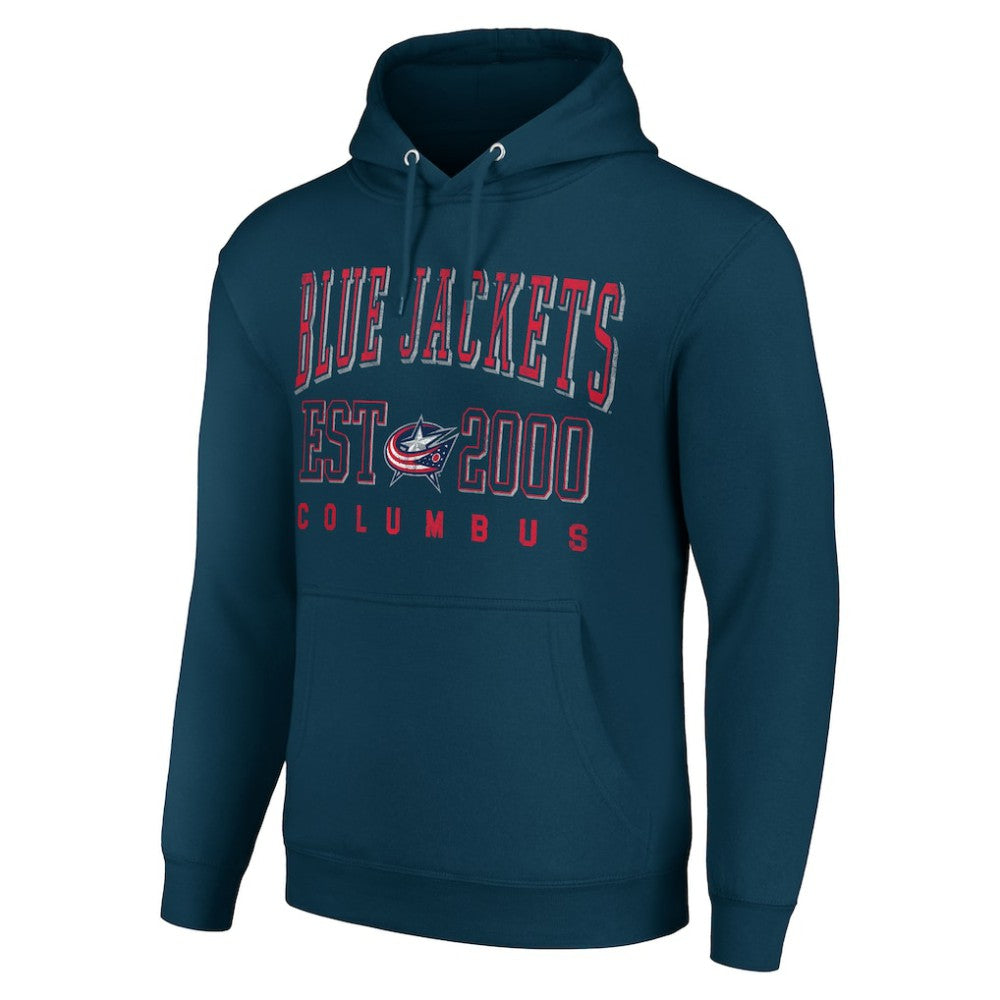 Columbus Blue Jackets Starter Graphic Pullover Hoodie - Navy - NHL