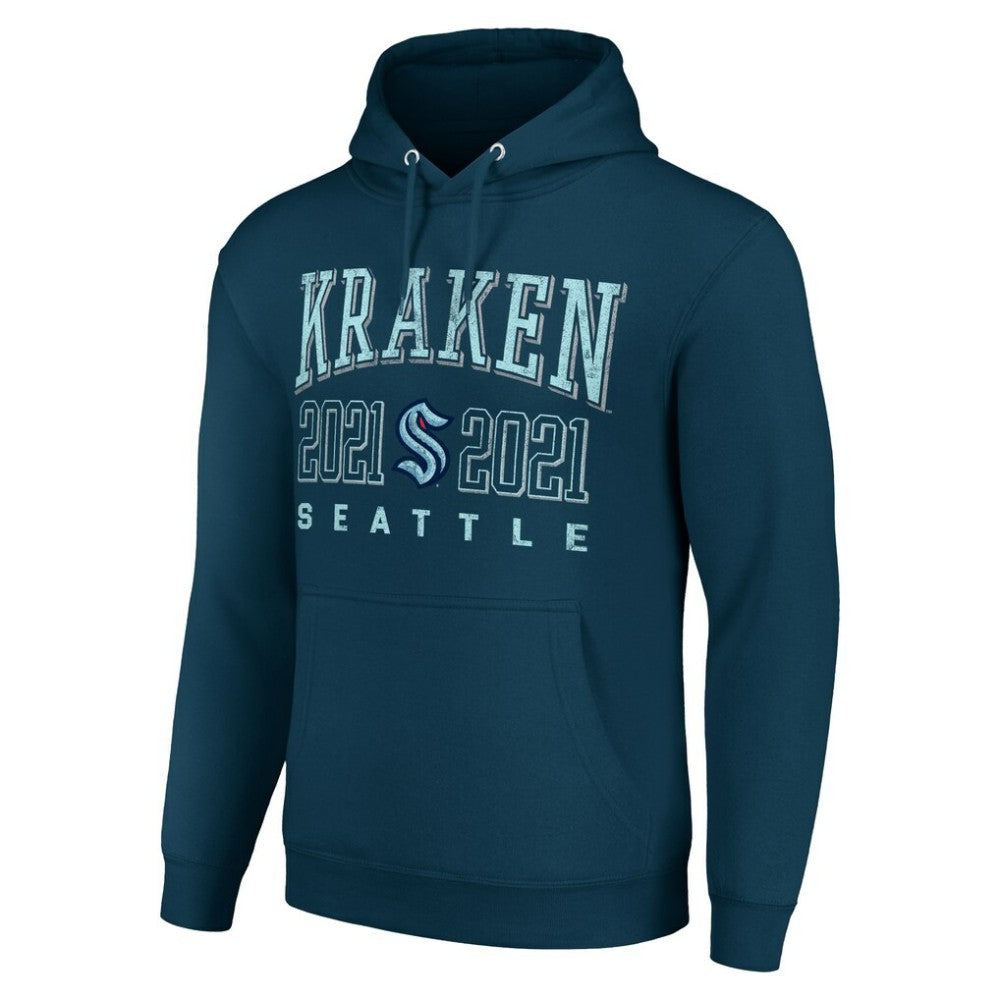 Seattle Kraken Starter Graphic Pullover Hoodie - Deep Sea Blue - NHL