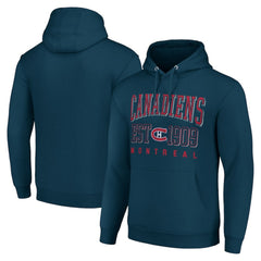 Montreal Canadiens Starter Retro Graphic Pullover Hoodie - Navy - NHL