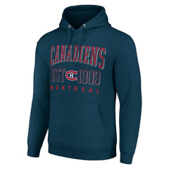 Montreal Canadiens Starter Retro Graphic Pullover Hoodie - Navy - NHL