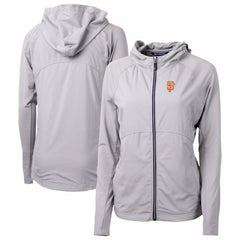 San Francisco Giants Cutter & Buck Women's City Connect Adapt Eco Knit Hybrid Recycled Full-Zip Hoodie - MLB
