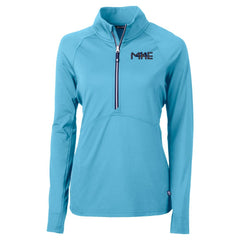 Milwaukee Brewers Cutter & Buck Women's City Connect Adapt Eco Knit Recycled Half-Zip Pullover Top - MLB