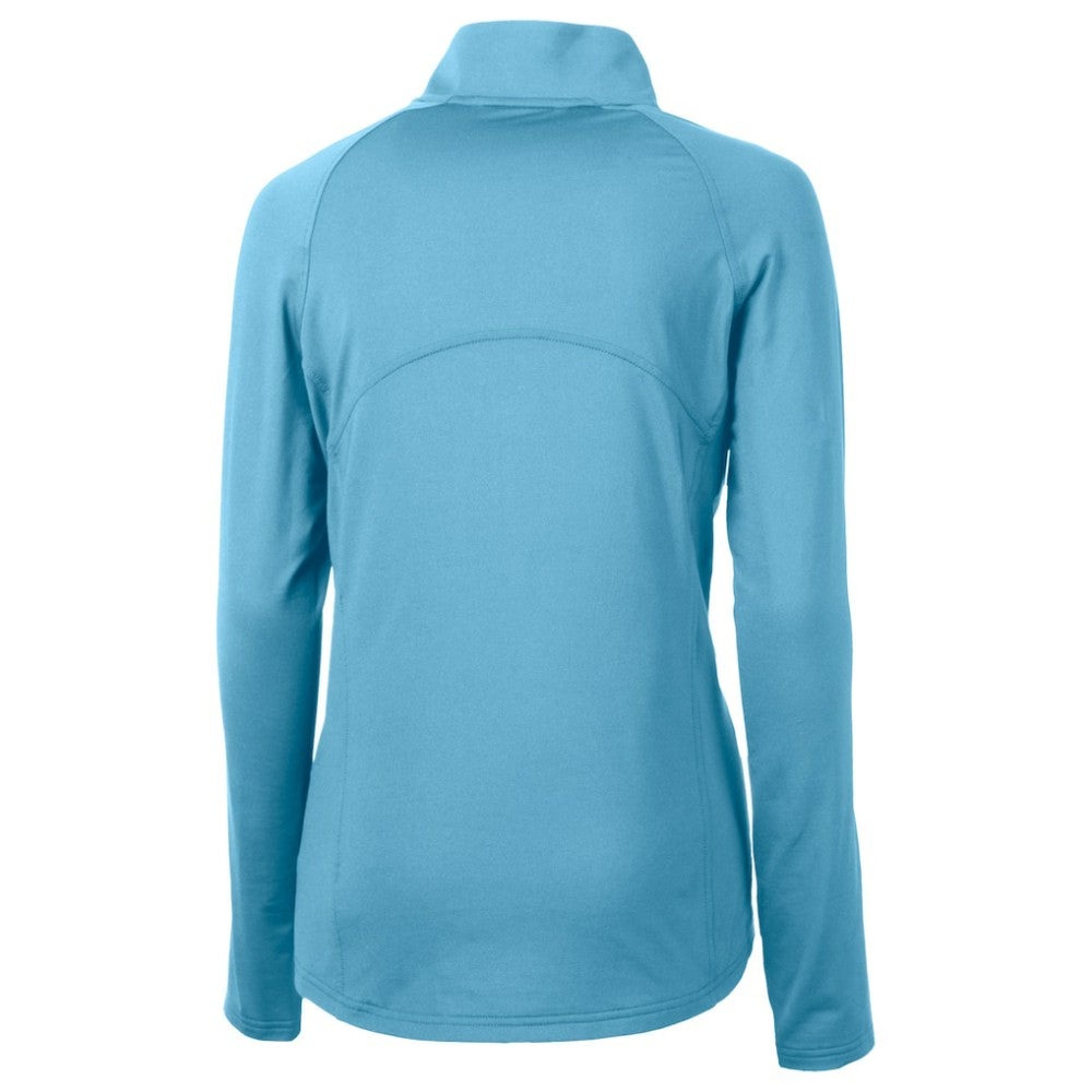 Chicago Cubs Cutter & Buck Women's City Connect Adapt Eco Knit Recycled Half-Zip Pullover Top - MLB