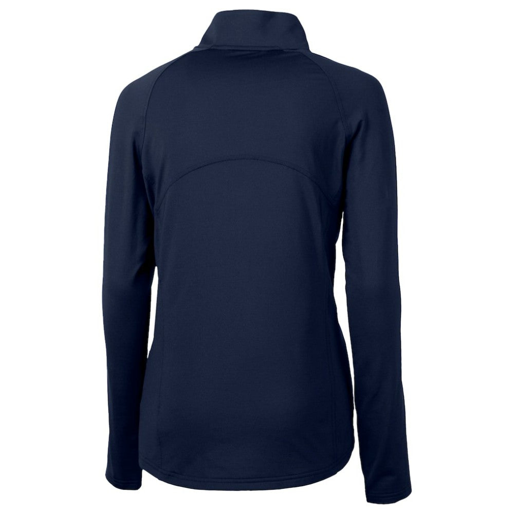 Chicago Cubs Cutter & Buck Women's City Connect Adapt Eco Knit Recycled Half-Zip Pullover Top - MLB