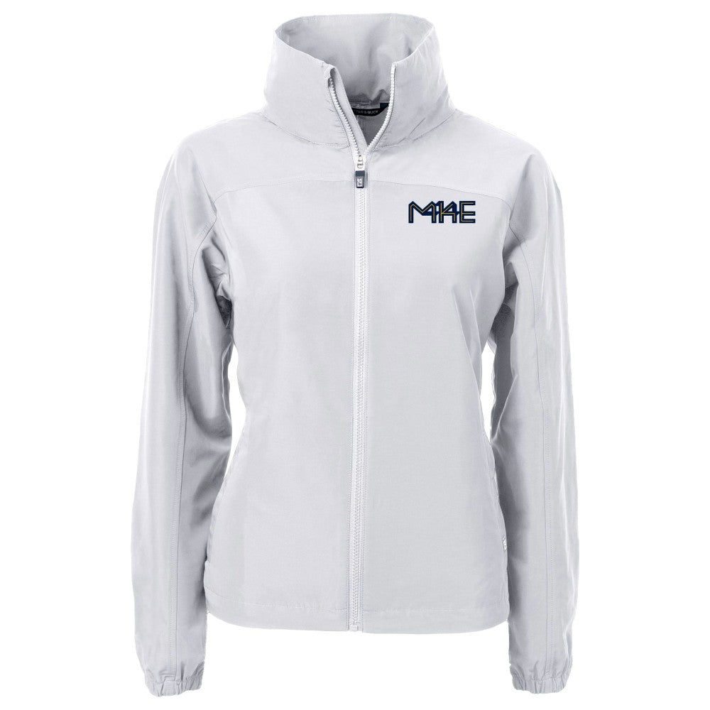 Milwaukee Brewers Cutter & Buck Women's City Connect Charter Eco Recycled Full-Zip Jacket - MLB