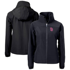 San Diego Padres Cutter & Buck Women's City Connect Charter Eco Recycled Full-Zip Jacket - MLB