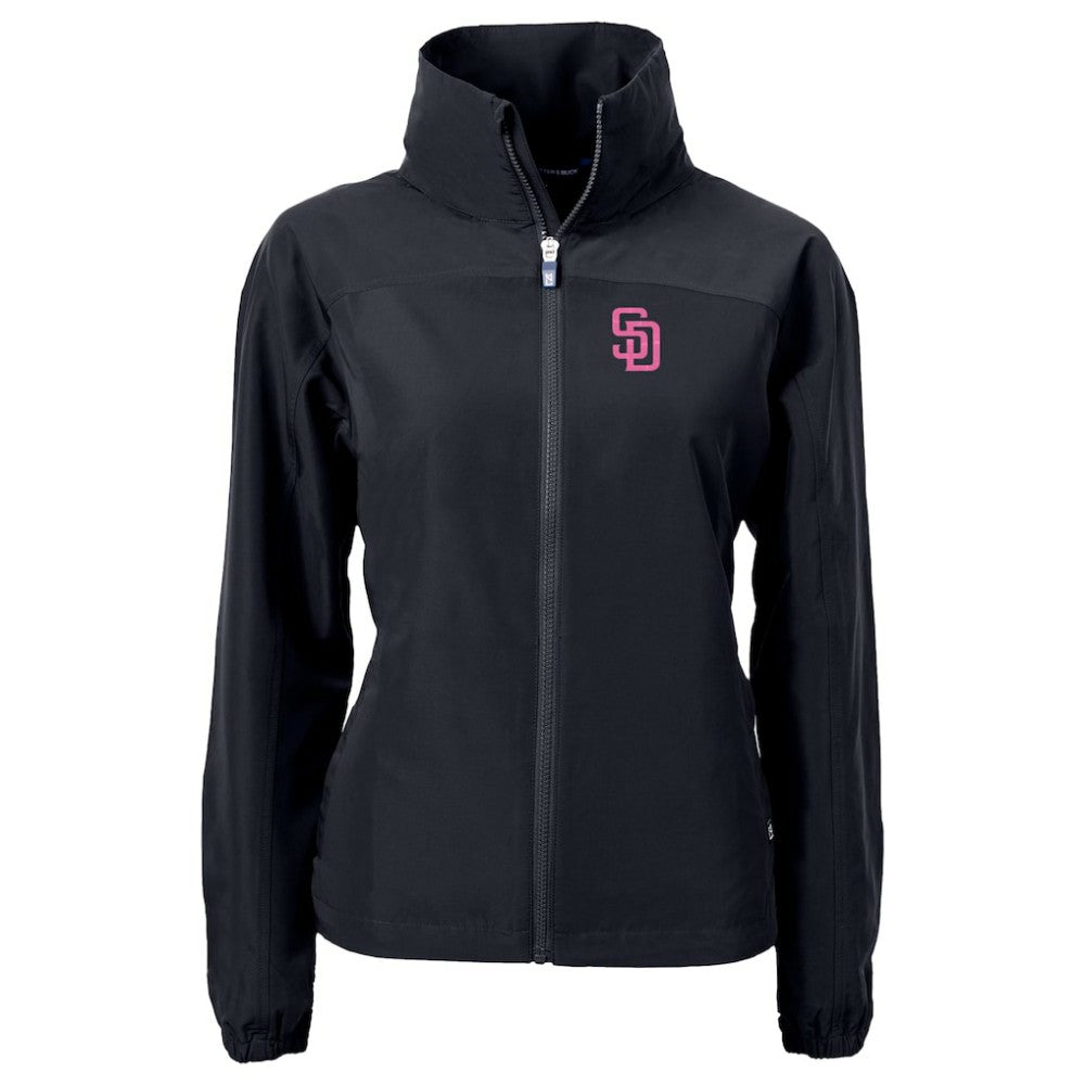 San Diego Padres Cutter & Buck Women's City Connect Charter Eco Recycled Full-Zip Jacket - MLB